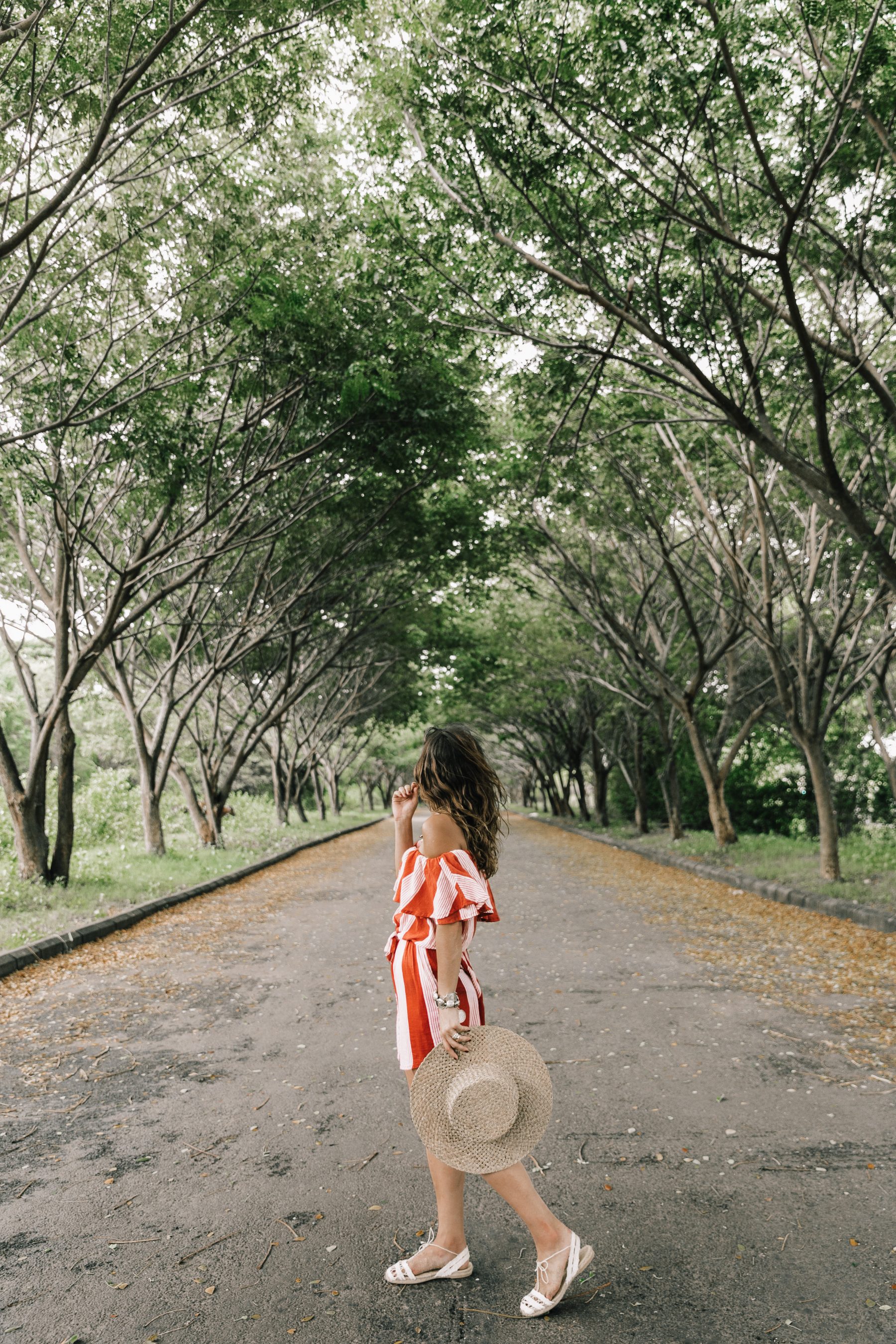 Bali-Uluwatu-Faithfull-Stripped_Dress-Off_The_Shoulders-Red_Dress-Straw_Hat-Espadrilles-237-1800x2700